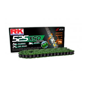 Cadena RK XSO color verde división 525